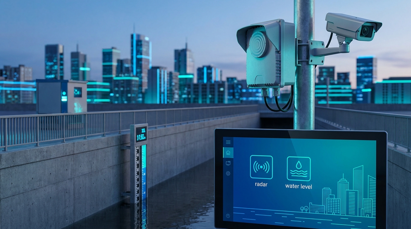 Smart Waterlogging Warnings: Radar-Camera Stations Defend Urban Flood Zones