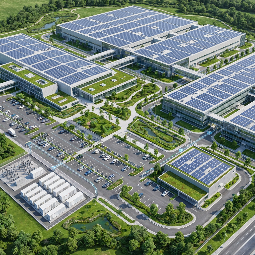 Решение платформы комплексного управления энергией для умного парка