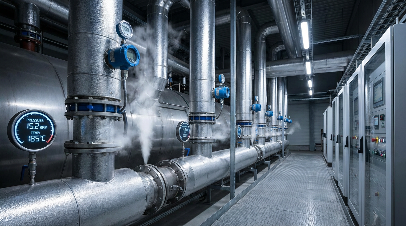 Решение для учёта пара и управления тепловой энергией