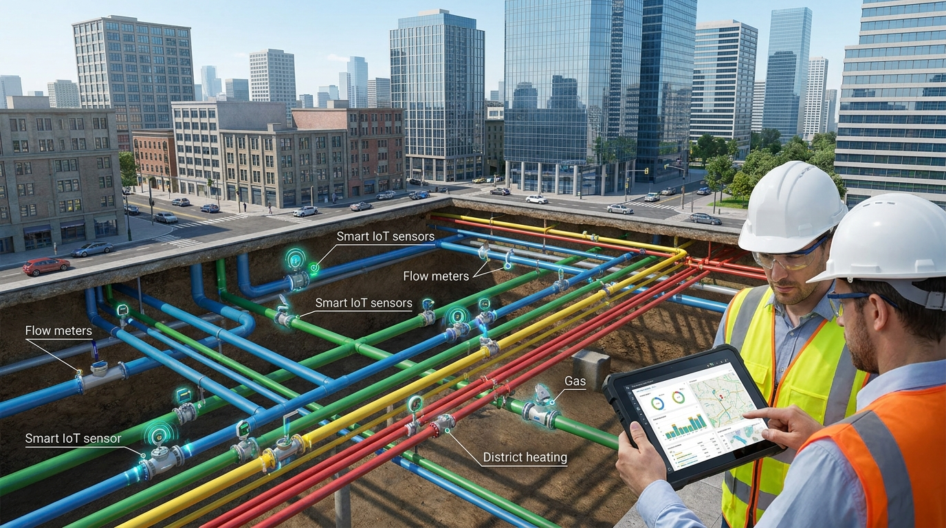 Urban Underground Pipeline Comprehensive Monitoring Platform